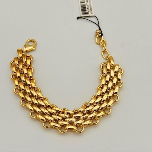 Anne Klein Gold-Tone Chain Bracelet - Picture 1 of 10